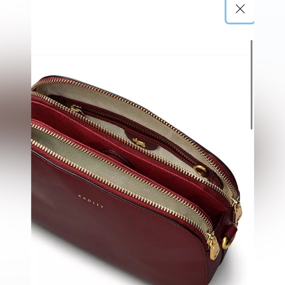 NWT Radley London Dukes Place Dark Red purse - Picture 2 of 4